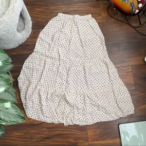 brandy melville izzy floral long skirt